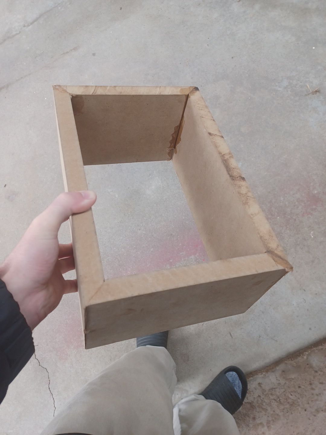 box sides assembled