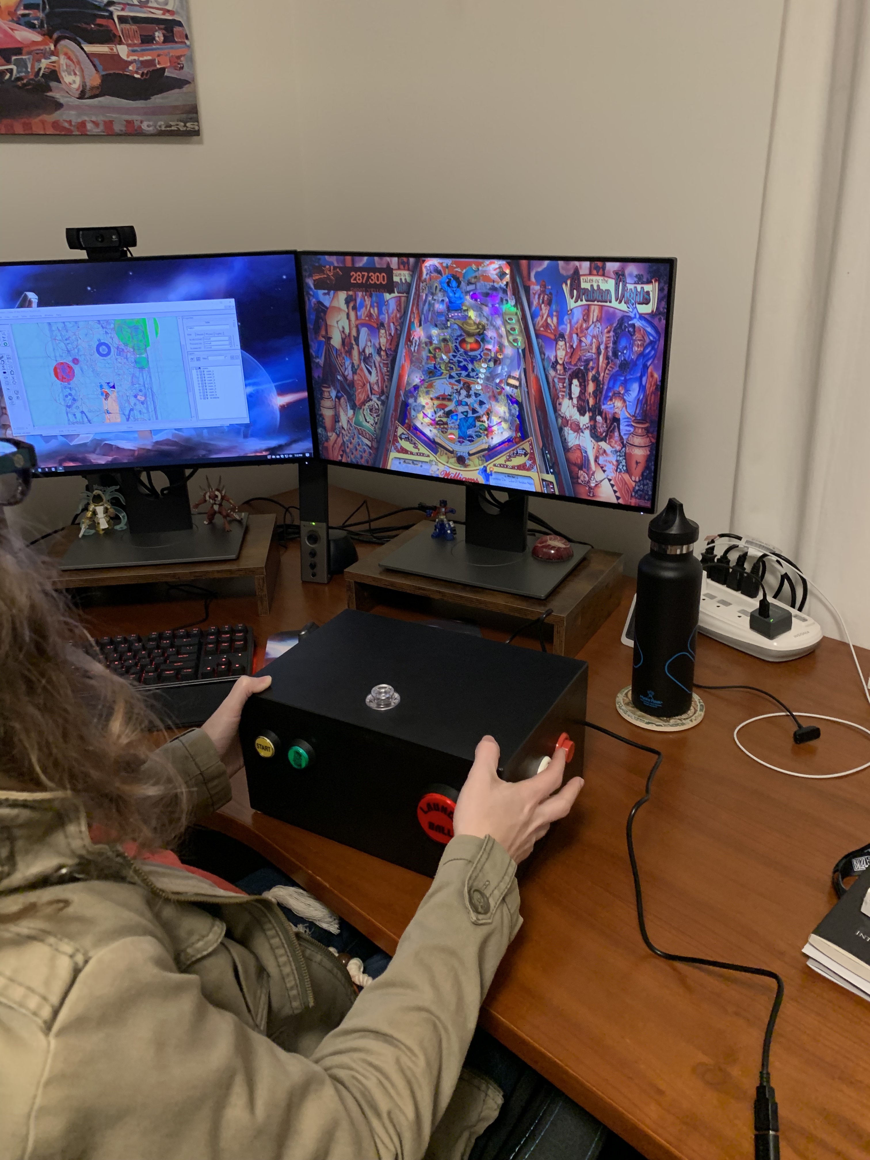 demonstration of finished controller